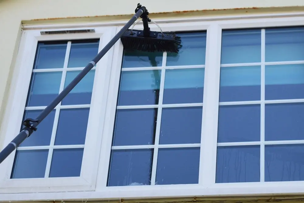 After window cleaning: clear, streak-free windows